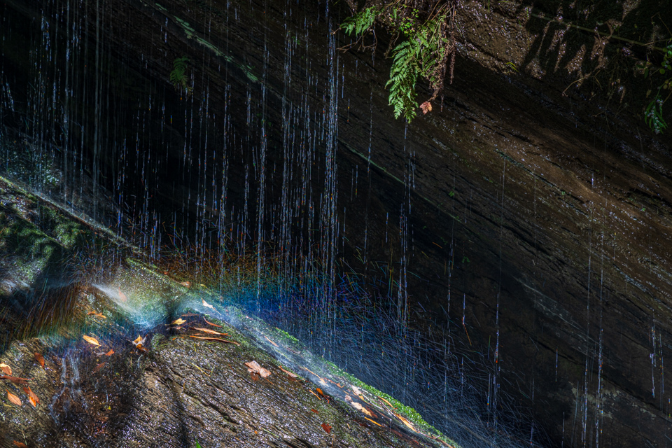 Rainbow Falls in Devils Fork State Park, South Carolina
