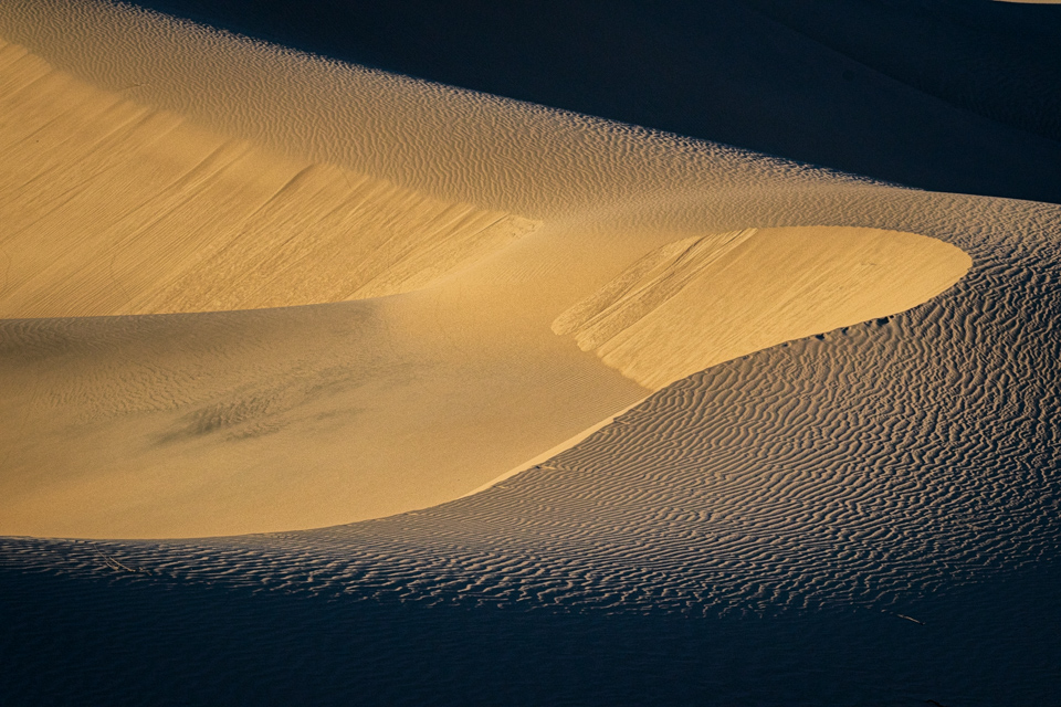 Sand  Carving in Death Valley, California