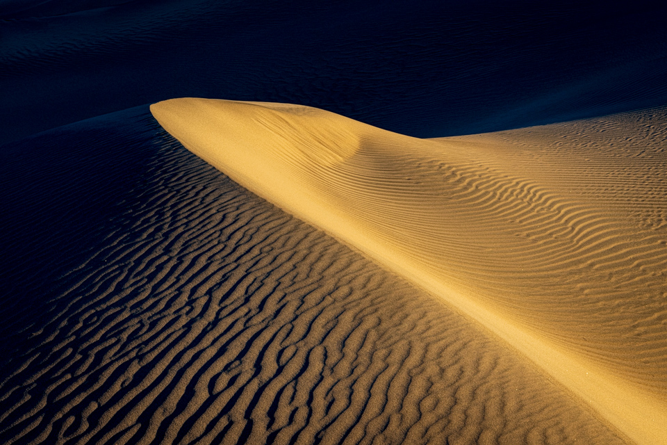 Light and Shadow in Death Valley, California
