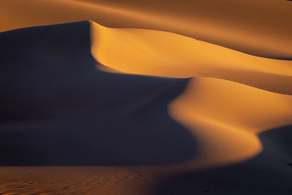 Soft Curves in Death Valley, California