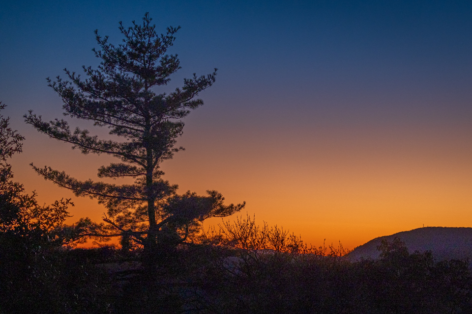 Mountain Sunset in Highlands, North Carolina