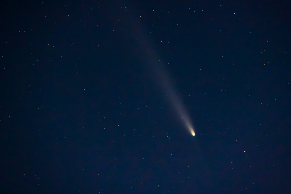 Tsuchinshan Comet in Highlands, North Carolina
