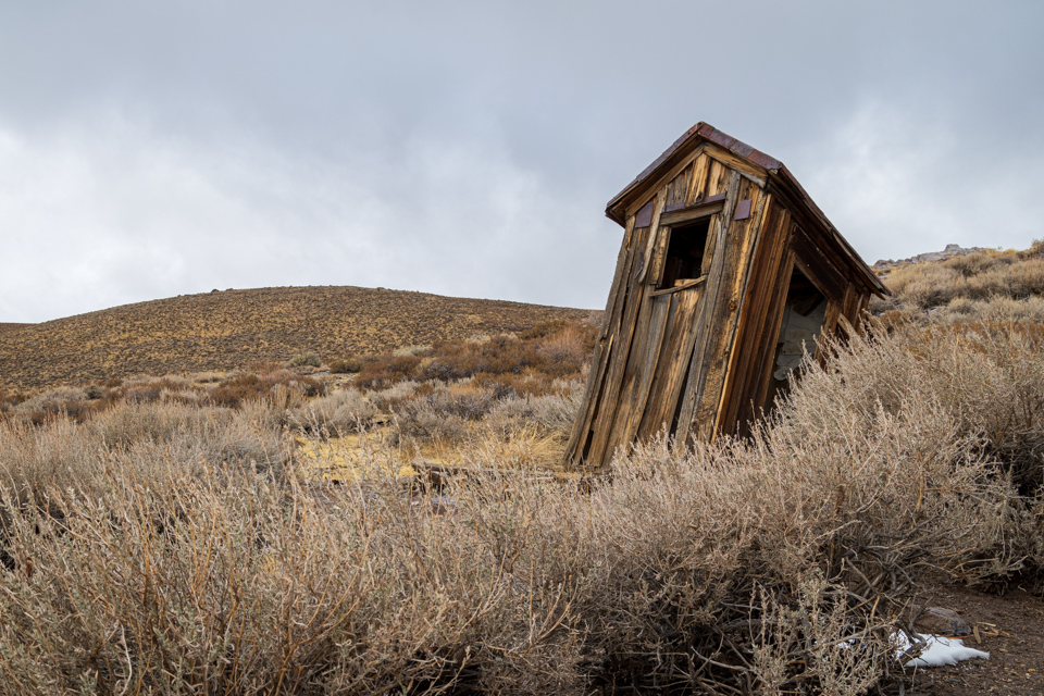 Ghost Town Structure in Bodie, California