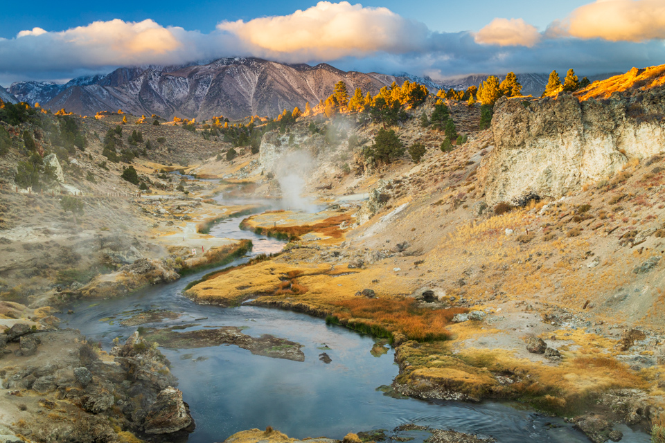 Hot Creek Geologic Site in Bishop, California