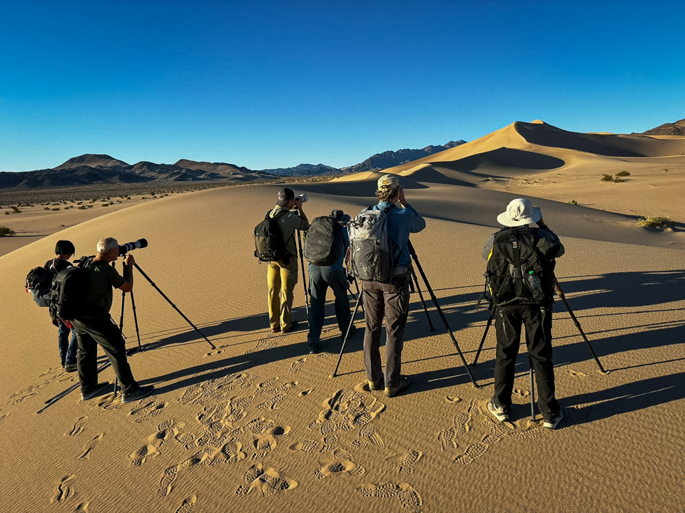 Sand Crowd in Death Valley, California