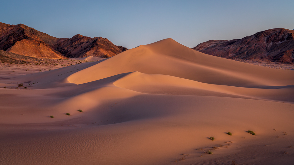 Pretty Dune in Death Valley, California