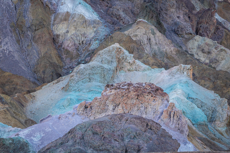 Colorful Rocks in Death Valley, California