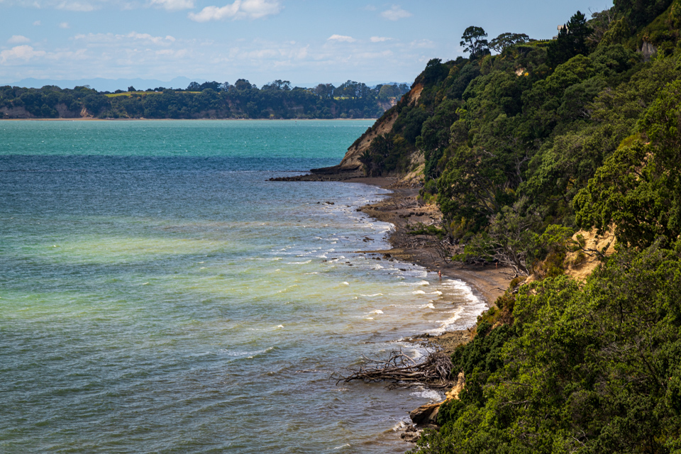 Colorful Cliffs in Auckland, New Zealand
