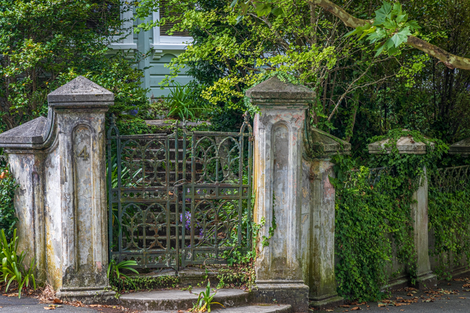 Old Gates in Auckland, New Zealand