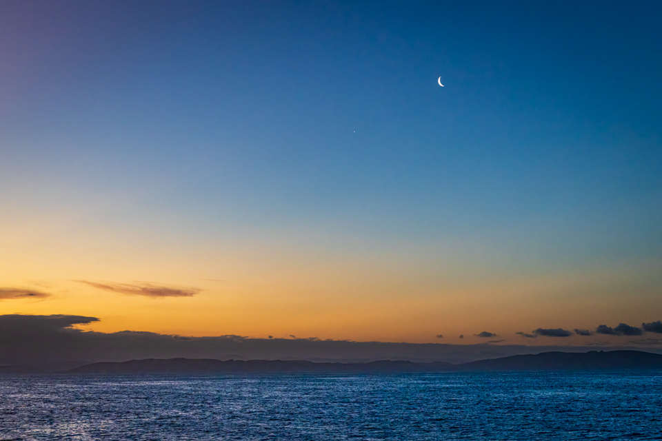 Sea Moon in Kaikoura, New Zealand