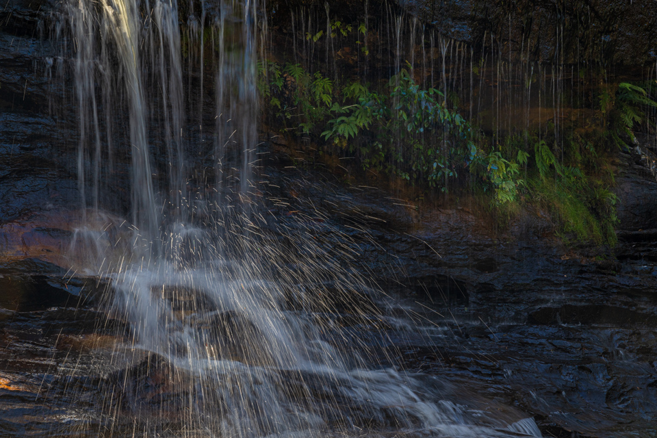 Water Fire in Blue Mountains, Australia