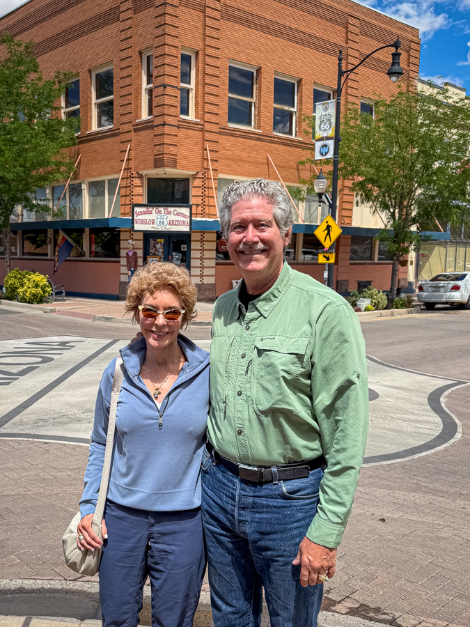 Visiting Winslow in Winslow, Arizona