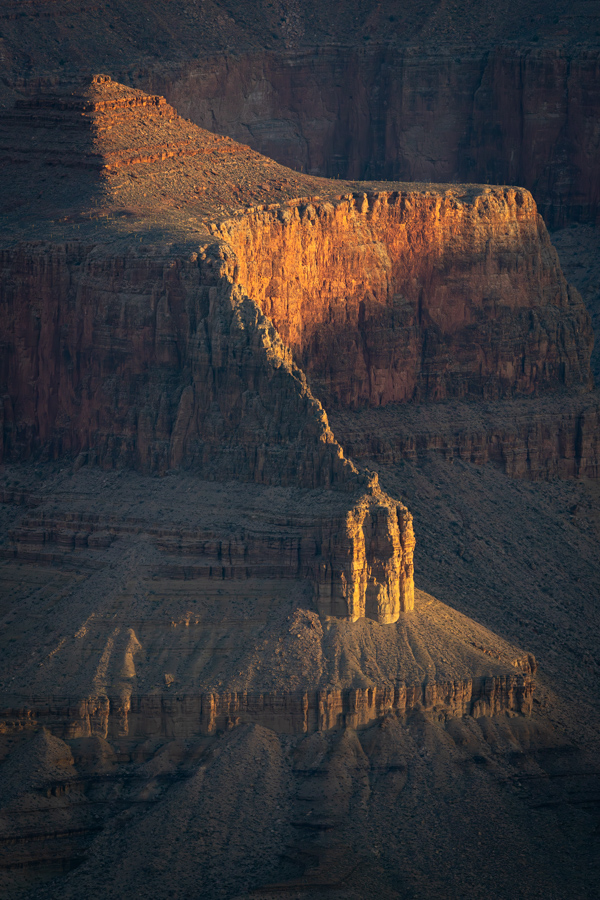 Golden Light in Grand Canyon, Arizona
