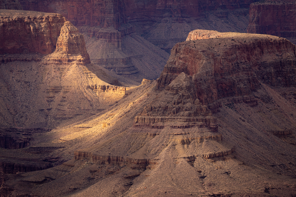 Light Saddle in Grand Canyon, Arizona