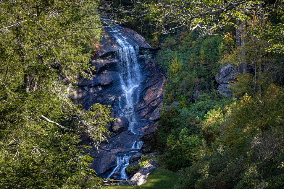 Highlands Falls in Highlands, North Carolina