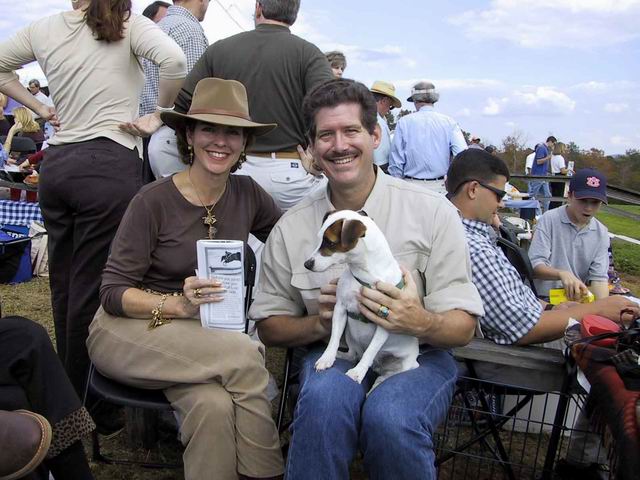 Cal and Virginia Ann at the 2001 Steeplechase in Columbus, Georgia