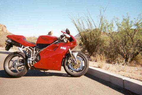 Raquel Ducati in the Arizona desert