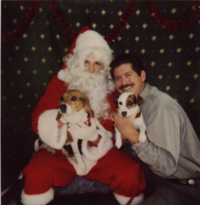 The Pups and Santa in Columbus, Georgia