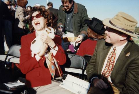 Virginia Ann and Pup and Steeplechase in Pine Mountain, Georgia