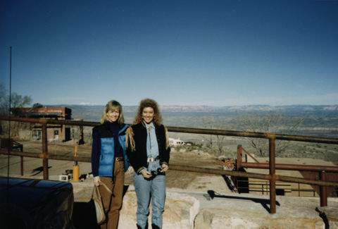 Virginia Ann and Chris Henson in Jerome in Jerome, Arizona