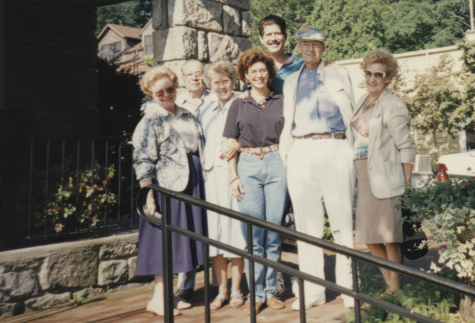 Virginia Ann's extended family in Highlands, NC