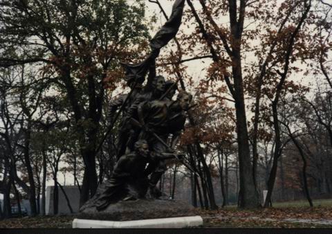 Highwater Mark of Pickets Charge in Gettysburg, Pennsylvania