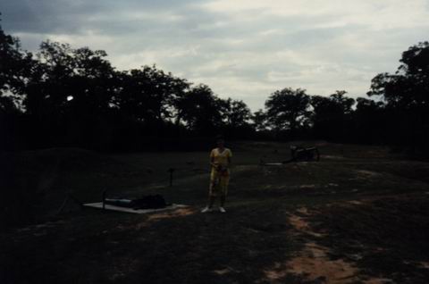 Virginia Ann on the Gettysburg Battlefield in Gettysburg, Pennsylvania