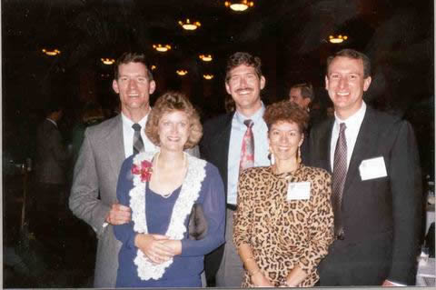 Cal and Virginia Ann at their 10 year reunion