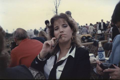 Mary at the Steeplechase in Pine Mountain, Georgia