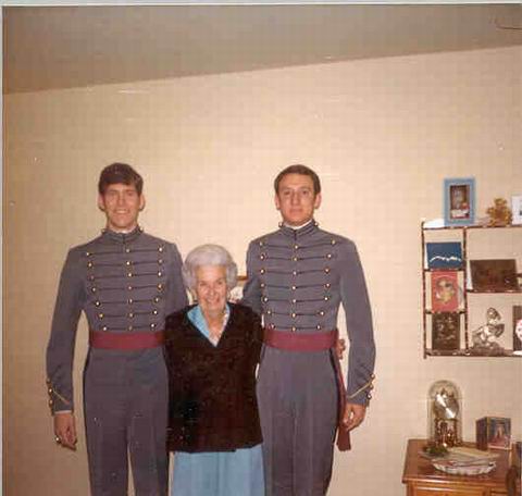 Cadets and grandmother