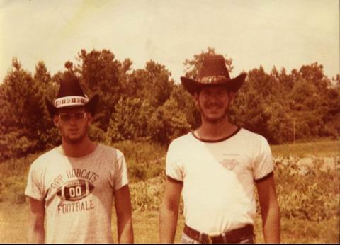 Cal and John Lee on the Road in Opp, Alabama