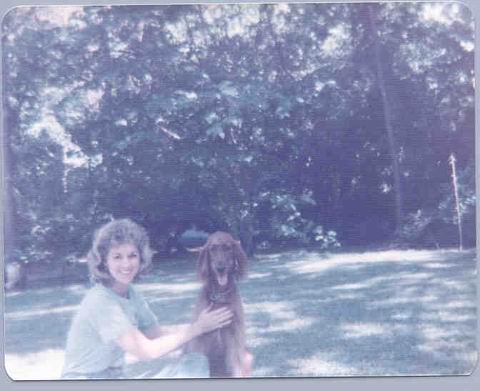 Virginia Ann and Kelley the Irish Setter