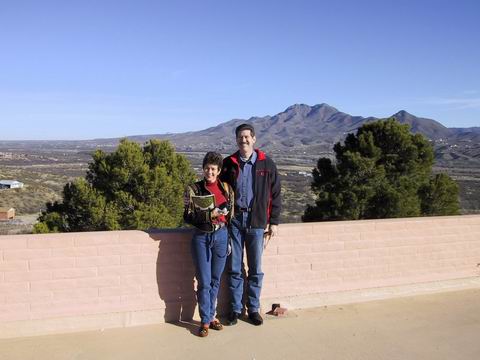Cal and Virginia Ann at Rio Rico in Nogales, Arizona