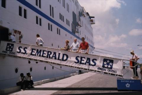 Boarding the Ship for a Cruise in Ft Lauderdale, Florida