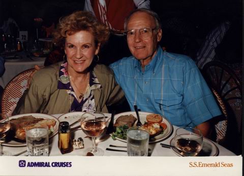 Mr and Mrs Daniel on Cruise in Nassau, Bahamas
