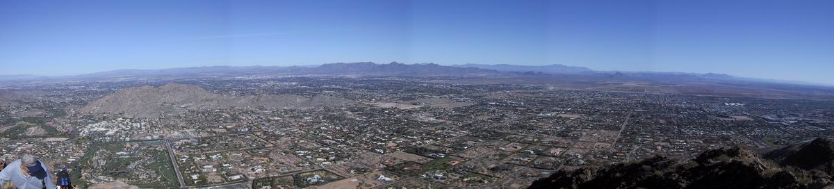 Looking North from Camelback in Phoenix, Arizona