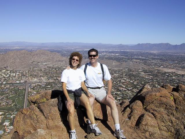 On Top of Camelback in Phoenix, Arizona