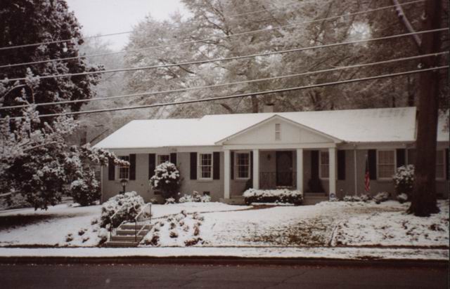 Snow in Columbus in Columbus, Georgia