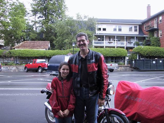 After a Motorcycle Ride in Highlands, North Carolina