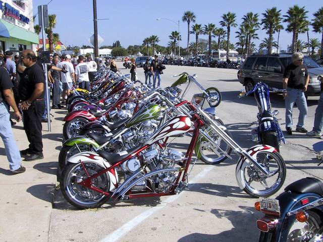 Choppers in Daytona, Florida