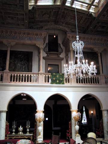 Living Room of Ringling Mansion in Tampa, Florida