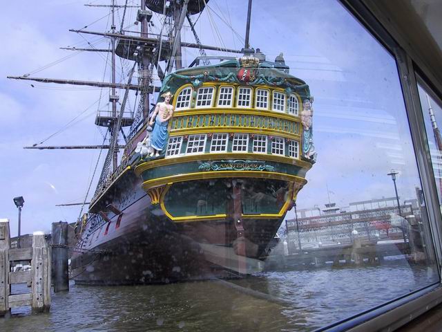 Old Ship in Amsterdam, Netherlands