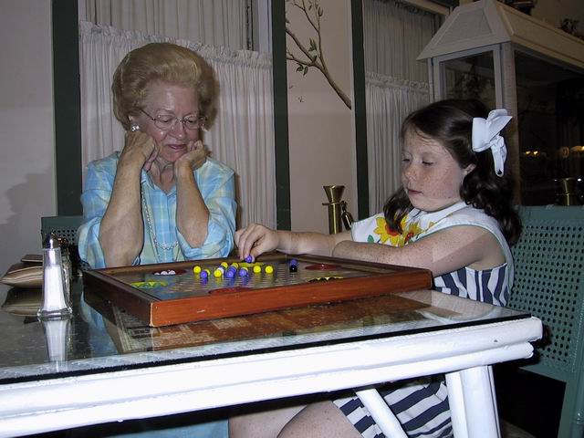 Chinese Checkers in Highlands, North Carolina