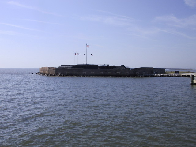 Ft Sumter in Charleston, South Carolina