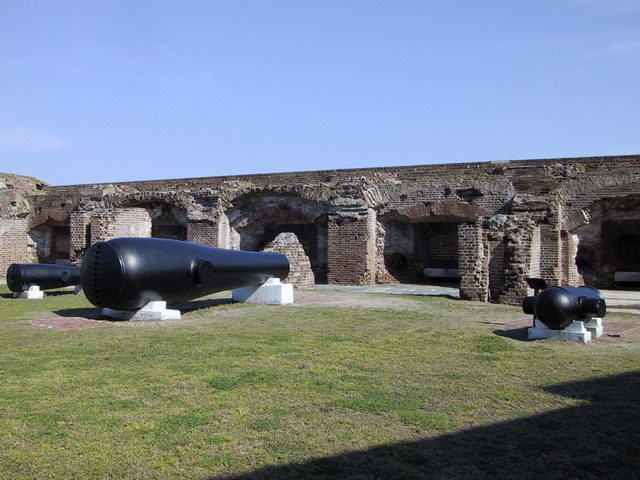 Ft Sumter Walls in Charleston, South Carolina