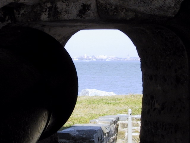 Ft Sumter Facing Charleston in Charleston, South Carolina