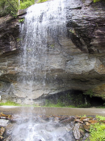 Bridal Falls in Highlands, North Carolina