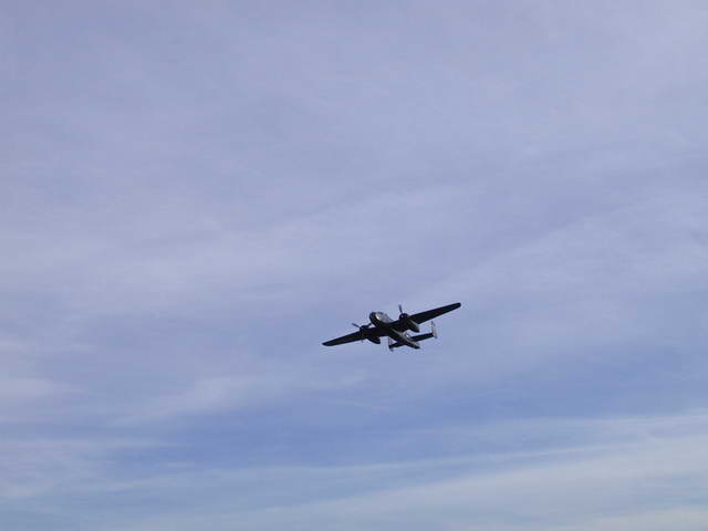 B25 Supports Airforce in West Point, New York