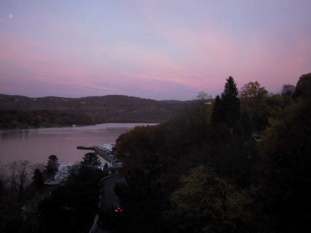 Sunset at Ike Hall in West Point, New York