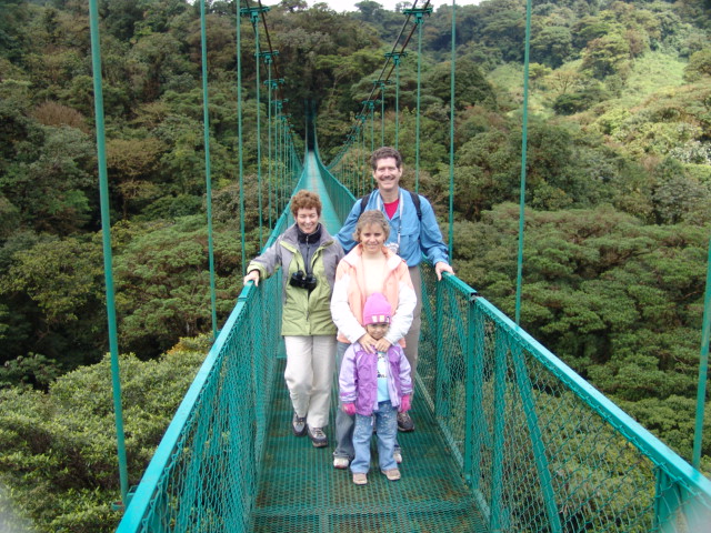 On the Bridges in Monteverde, Costa Rica